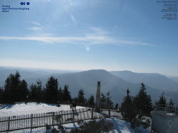 Pohled na jihozápad, Smrk