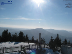 Pohled na jihozápad, Smrk