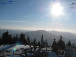 Pohled na jihozápad, Smrk