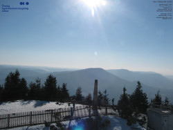 Pohled na jihozápad, Smrk