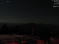 Pohled na jihozápad, Smrk