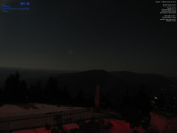 Pohled na jihozápad, Smrk