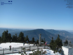 Pohled na jihozápad, Smrk