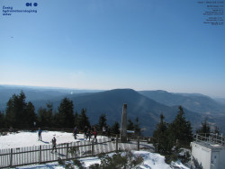 Pohled na jihozápad, Smrk