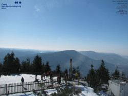 Pohled na jihozápad, Smrk