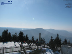 Pohled na jihozápad, Smrk