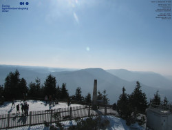 Pohled na jihozápad, Smrk