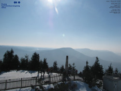 Pohled na jihozápad, Smrk