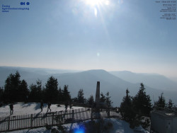 Pohled na jihozápad, Smrk