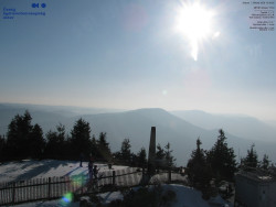 Pohled na jihozápad, Smrk