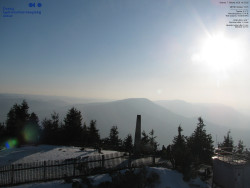 Pohled na jihozápad, Smrk