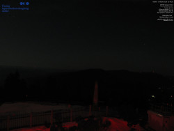 Pohled na jihozápad, Smrk