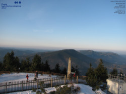 Pohled na jihozápad, Smrk