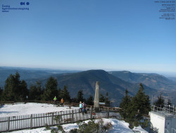 Pohled na jihozápad, Smrk