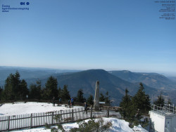 Pohled na jihozápad, Smrk