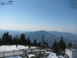 Pohled na jihozápad, Smrk