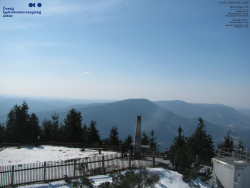 Pohled na jihozápad, Smrk