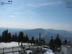 Pohled na jihozápad, Smrk