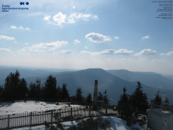 Pohled na jihozápad, Smrk