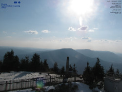 Pohled na jihozápad, Smrk