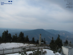 Pohled na jihozápad, Smrk