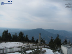 Pohled na jihozápad, Smrk