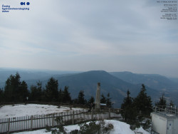 Pohled na jihozápad, Smrk