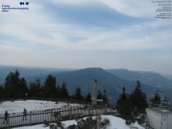 Pohled na jihozápad, Smrk