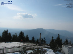 Pohled na jihozápad, Smrk