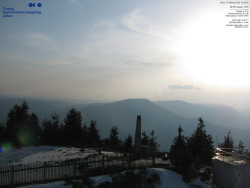 Pohled na jihozápad, Smrk