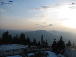 Pohled na jihozápad, Smrk