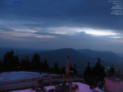 Pohled na jihozápad, Smrk