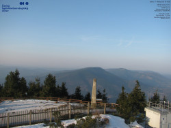 Pohled na jihozápad, Smrk