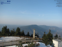 Pohled na jihozápad, Smrk