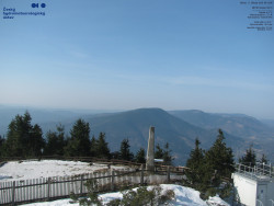 Pohled na jihozápad, Smrk