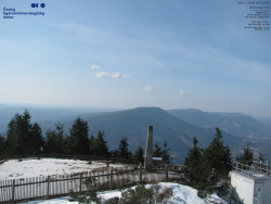 Pohled na jihozápad, Smrk