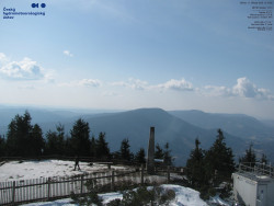 Pohled na jihozápad, Smrk