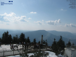 Pohled na jihozápad, Smrk