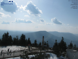 Pohled na jihozápad, Smrk