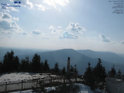 Pohled na jihozápad, Smrk