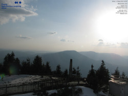 Pohled na jihozápad, Smrk