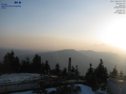 Pohled na jihozápad, Smrk