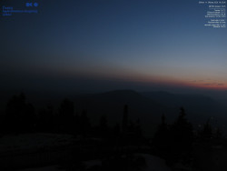 Pohled na jihozápad, Smrk