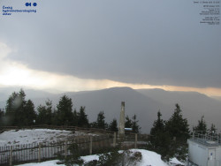 Pohled na jihozápad, Smrk