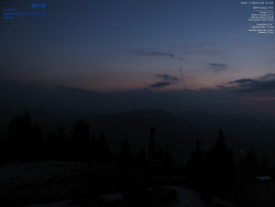 Pohled na jihozápad, Smrk