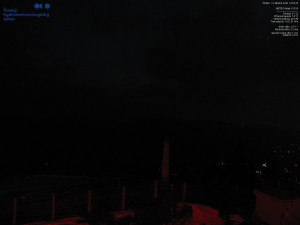 Lysá hora - Pohled na jihozápad, Smrk - 12.3.2026 v 19:00 Lysá hora - Pohled na jihozápad, Smrk - 12.3.2026 v 19:00