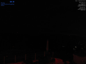 Lysá hora - Pohled na jihozápad, Smrk - 12.3.2026 v 20:15 Lysá hora - Pohled na jihozápad, Smrk - 12.3.2026 v 20:15