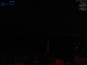 Lysá hora - Pohled na jihozápad, Smrk - 12.3.2026 v 20:30 Lysá hora - Pohled na jihozápad, Smrk - 12.3.2026 v 20:30