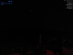 Lysá hora - Pohled na jihozápad, Smrk - 12.3.2026 v 22:15 Lysá hora - Pohled na jihozápad, Smrk - 12.3.2026 v 22:15