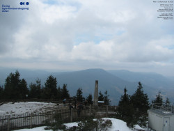 Pohled na jihozápad, Smrk